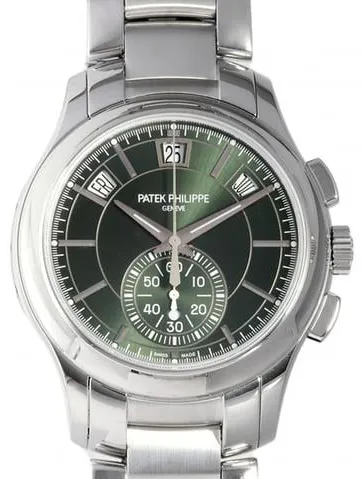 Patek Philippe Annual Calendar Chronograph 5905/1A-001 42mm Stainless steel Green