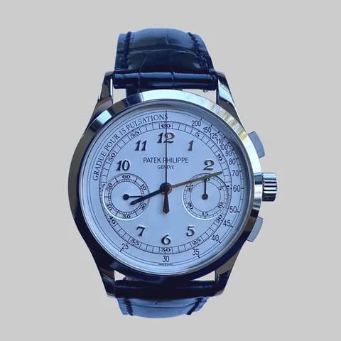 Patek Philippe Chronograph 5170G-001 39mm White gold Silver