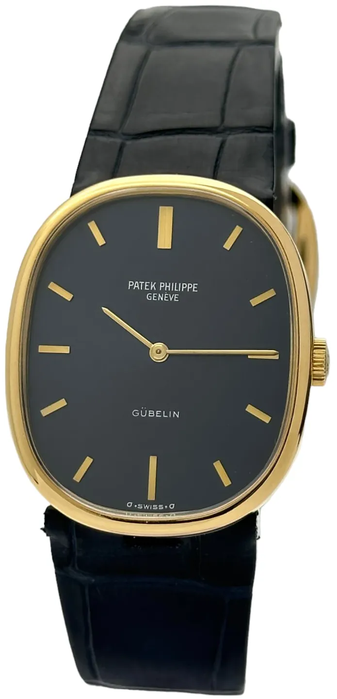 Patek Philippe Golden Ellipse 3848J 27mm Yellow gold Blue