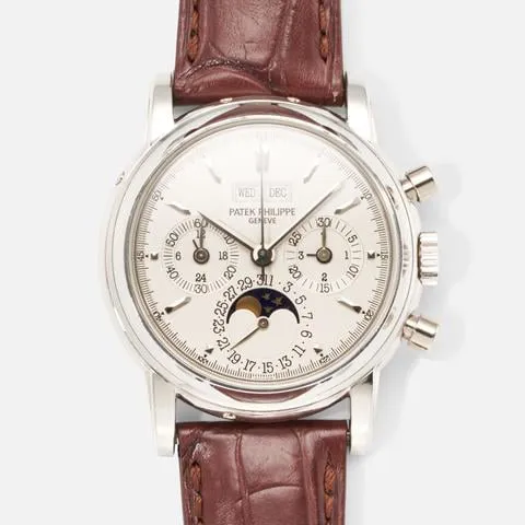 Patek Philippe Perpetual Calendar Chronograph 3970EP-021 36mm Platinum Silver