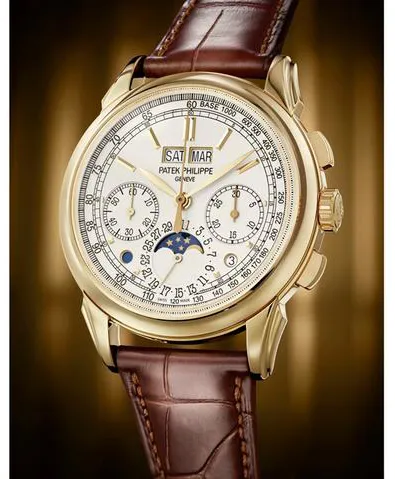 Patek Philippe Perpetual Calendar Chronograph 5270J-001 41mm Yellow gold Silver 2