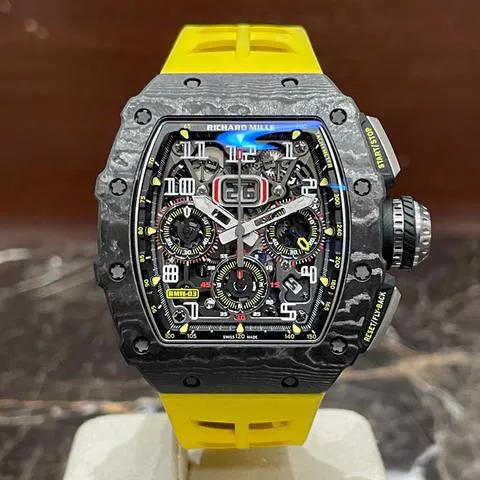 Richard Mille RM 011 RM 11-03 50mm Carbon fiber Skeletonized