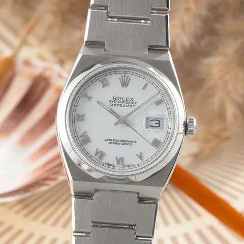 Rolex Datejust Oysterquartz 17000 36mm Stainless steel White