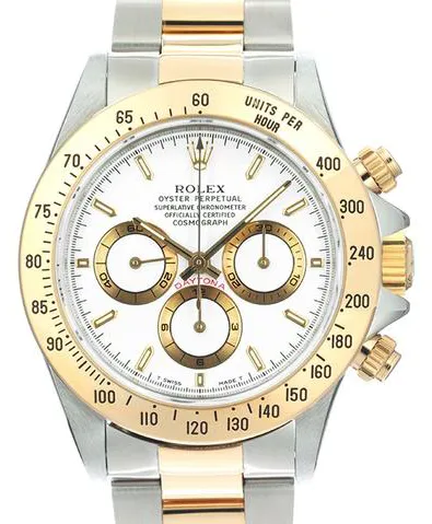 Rolex Daytona 16523 40mm Yellow gold and Stainless steel White