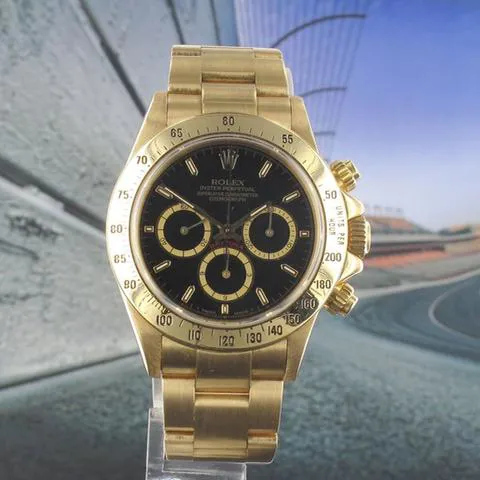 Rolex Daytona 16528 40mm Yellow gold Black