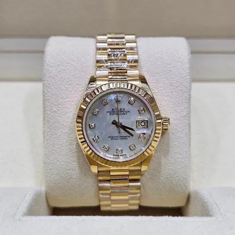 Rolex Lady-Datejust 279178 28mm Yellow gold Mother-of-pearl