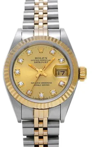 Rolex Datejust 69173G 26mm Stainless steel Champagne