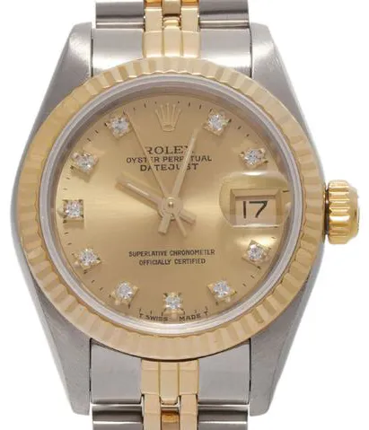 Rolex Datejust 69173G 26mm Yellow gold Champagne 4