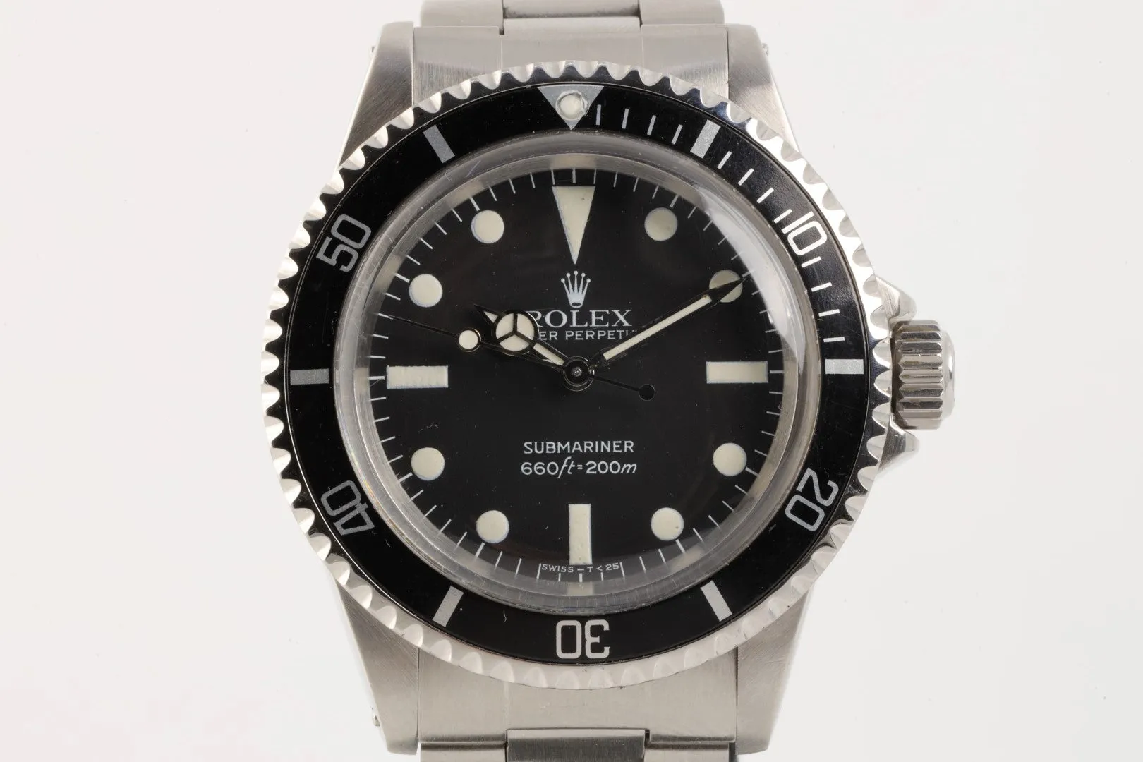 Rolex Submariner 5513 40mm Stainless steel Black