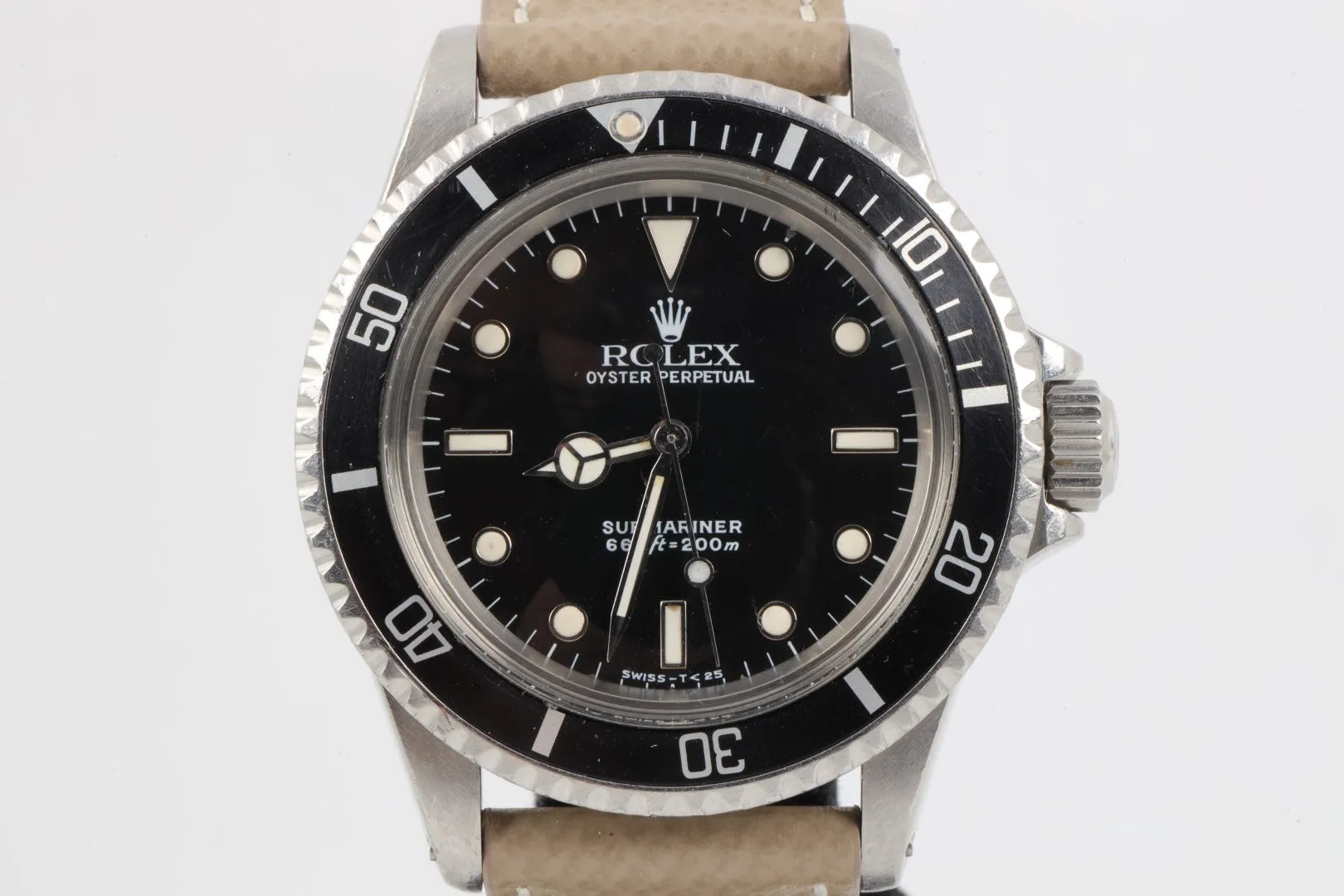 Rolex Submariner 5513 40mm Stainless steel Black