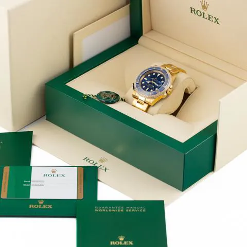 Rolex Submariner Date 116618LB 40mm Yellow gold Blue 5
