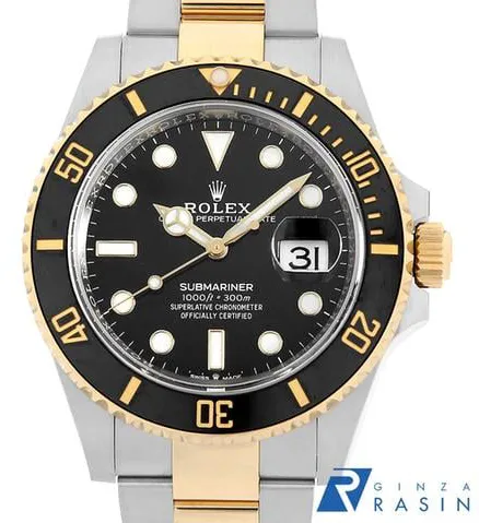 Rolex Submariner 126613LN 41mm Yellow gold and Stainless steel Black