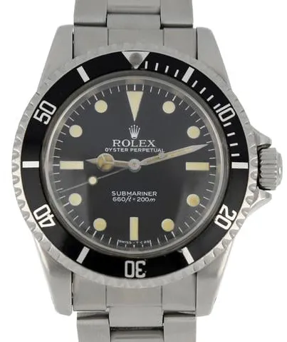 Rolex Submariner 5513 40mm Stainless steel Black