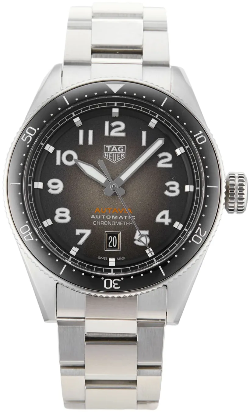 TAG Heuer Autavia WBE5114.EB0173 42mm Stainless steel Black