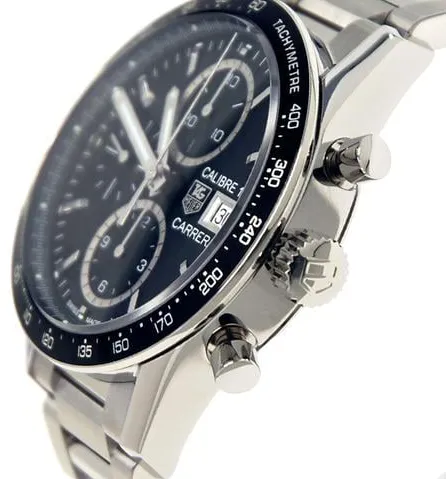 TAG Heuer Carrera Calibre 16 CV201AJ.BA0715 41mm Stainless steel Black