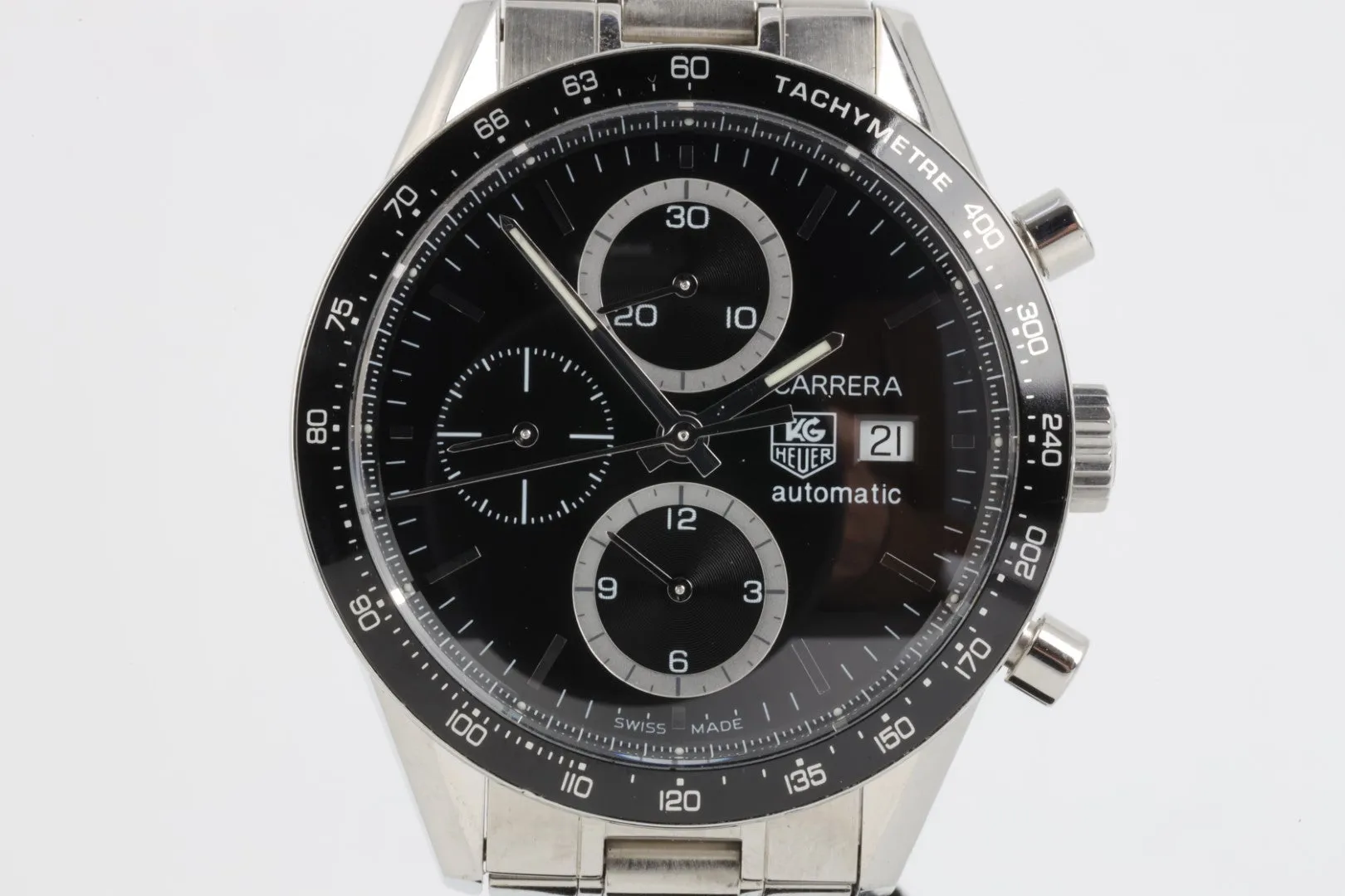 TAG Heuer Carrera CV2010 41mm Stainless steel