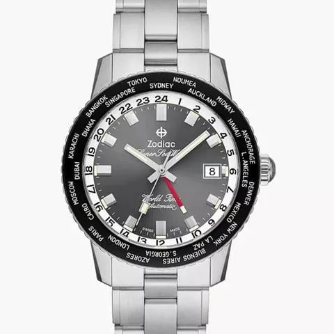 Zodiac Sea Wolf 40mm Stainless steel Gray