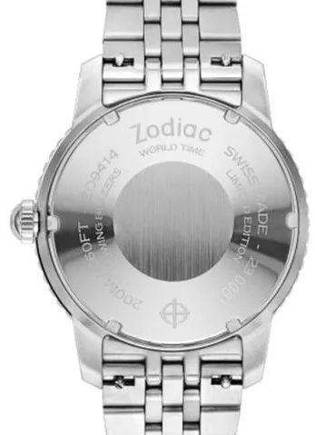 Zodiac 40mm Stainless steel Black 3