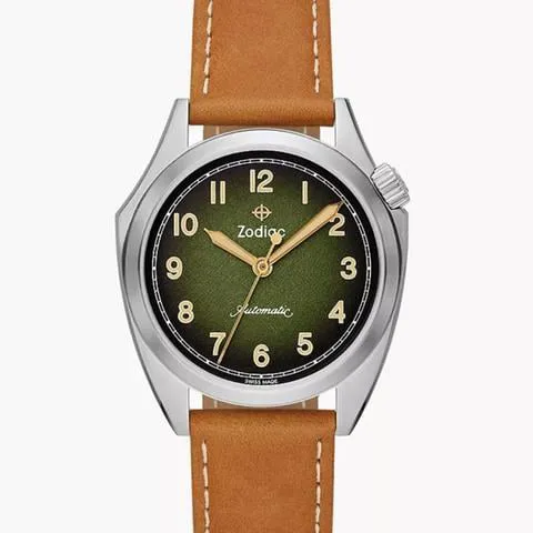 Zodiac 40mm Stainless steel Green