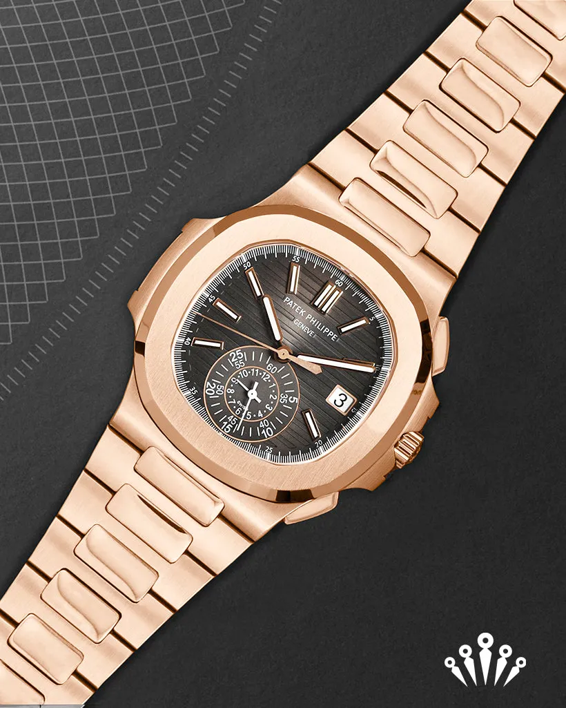 Patek Philippe Nautilus 5980/1R-001 40mm Rose gold Black