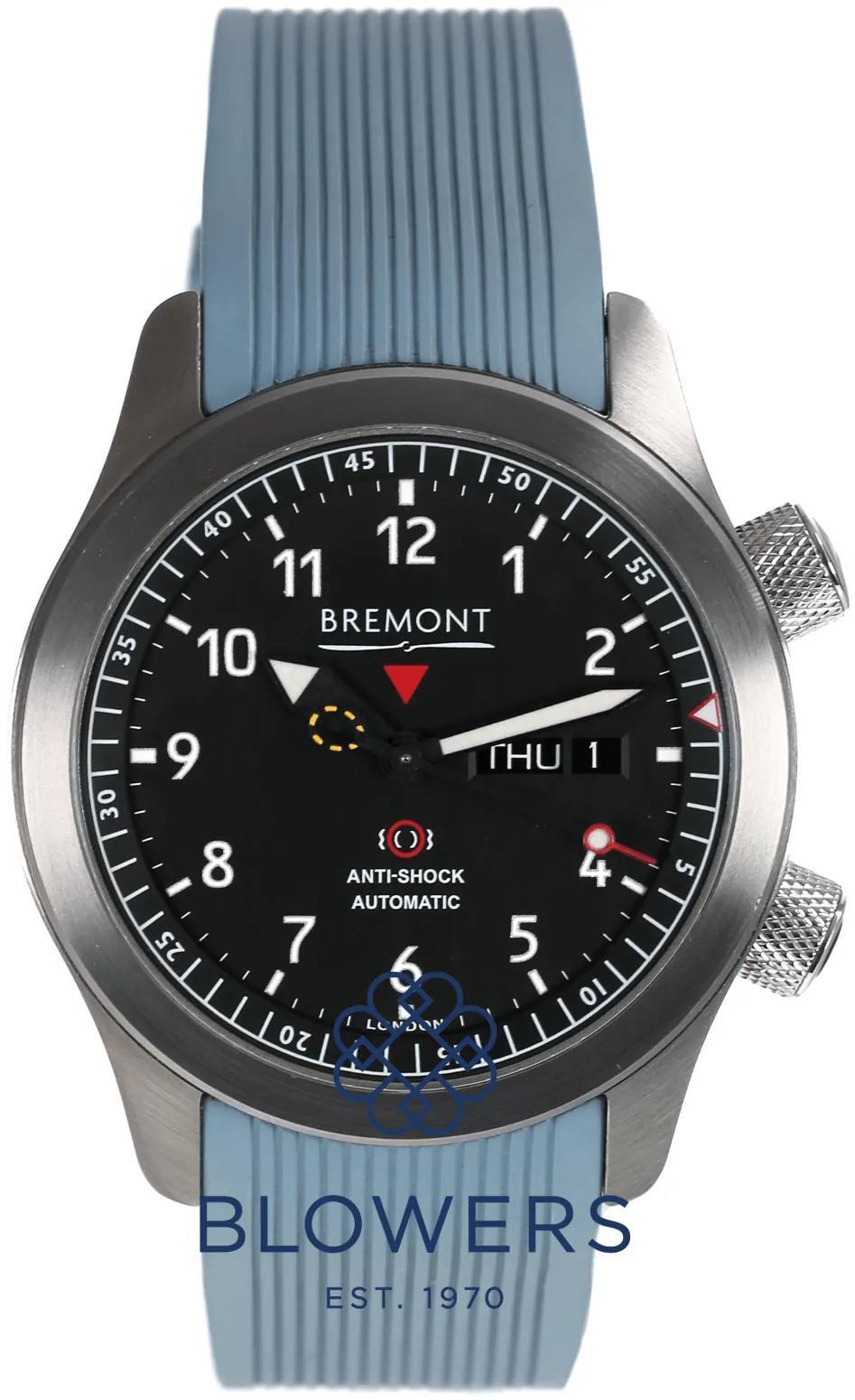 Bremont MBII MBII-BK-OR-S 43mm Stainless steel Black