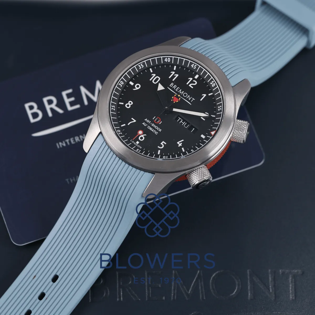 Bremont MBII MBII-BK-OR-S 43mm Stainless steel Black 2