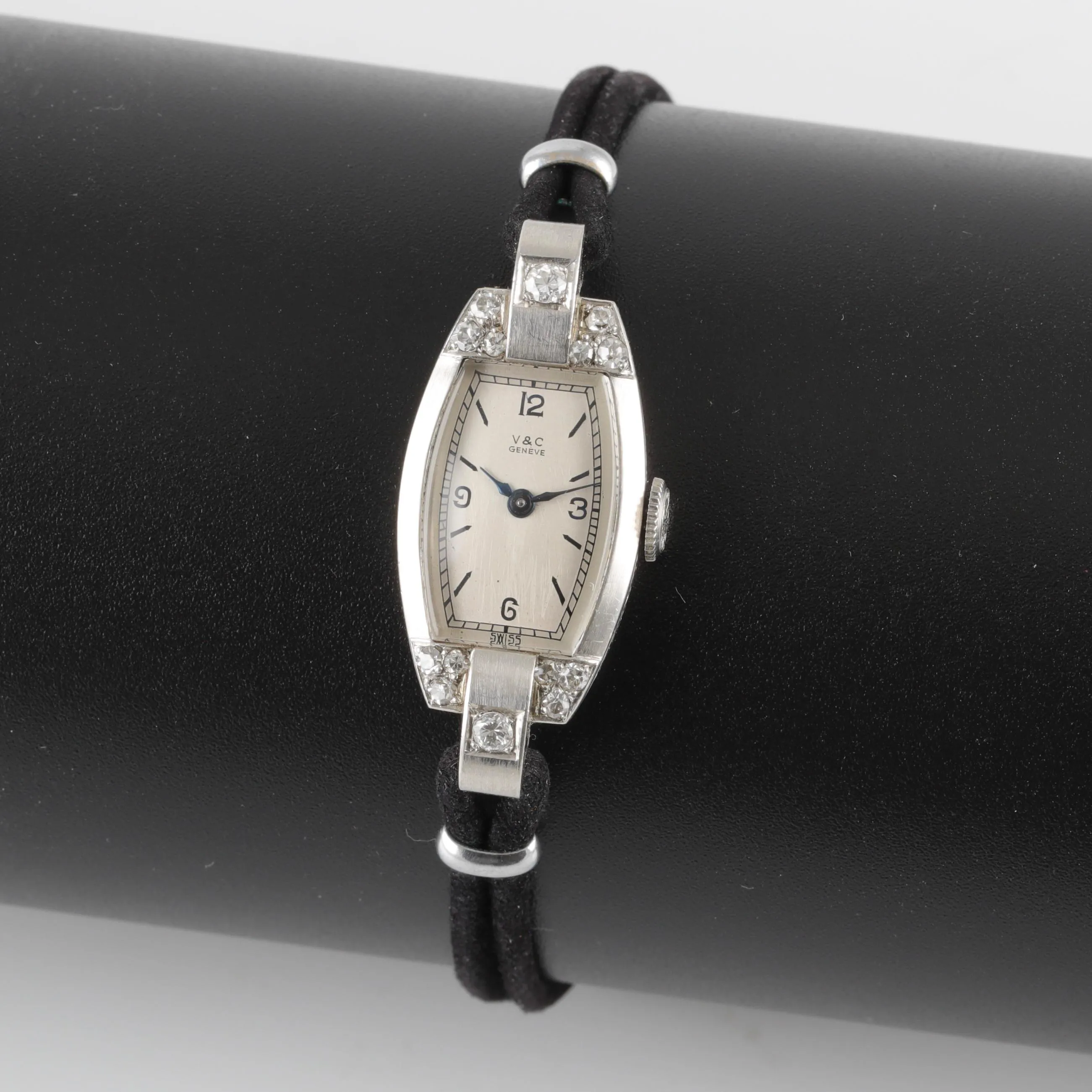 Vacheron Constantin 14.5mm Platinum and Diamond Silver 2