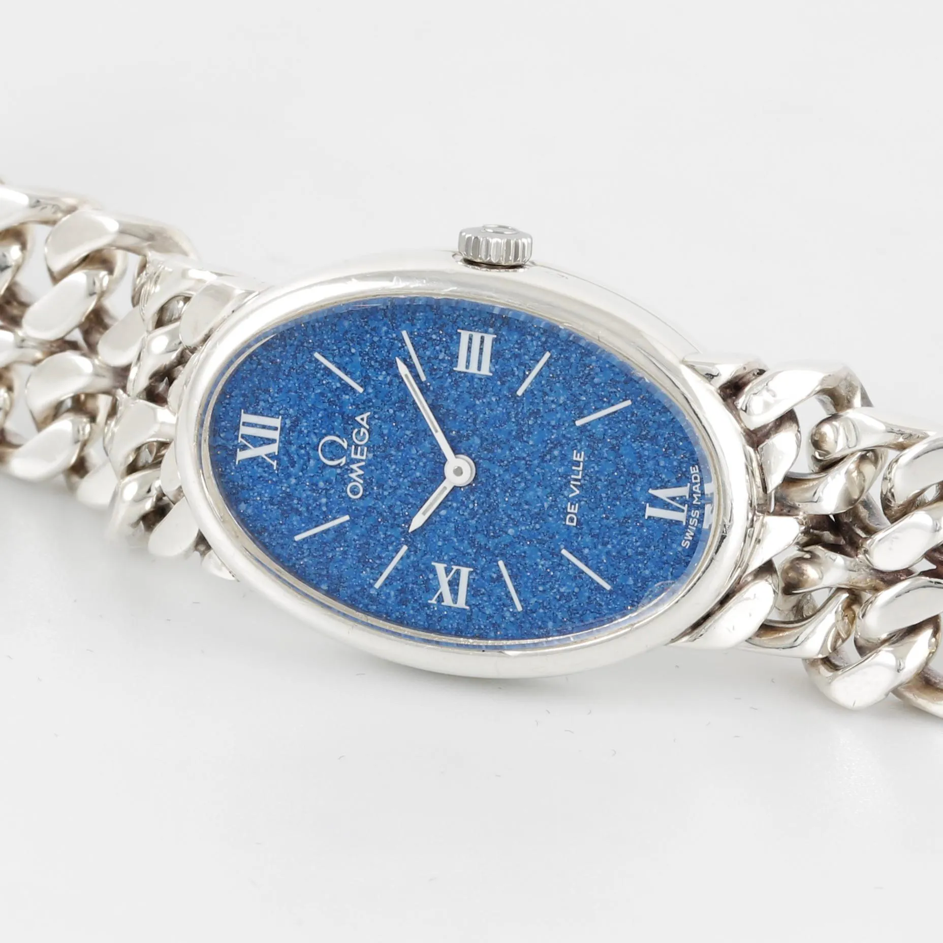 Omega De Ville 22.5mm Silver Blue 2