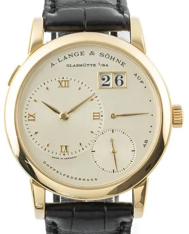 A. Lange & Söhne Lange 1 101.021 38.5mm Yellow gold Silver