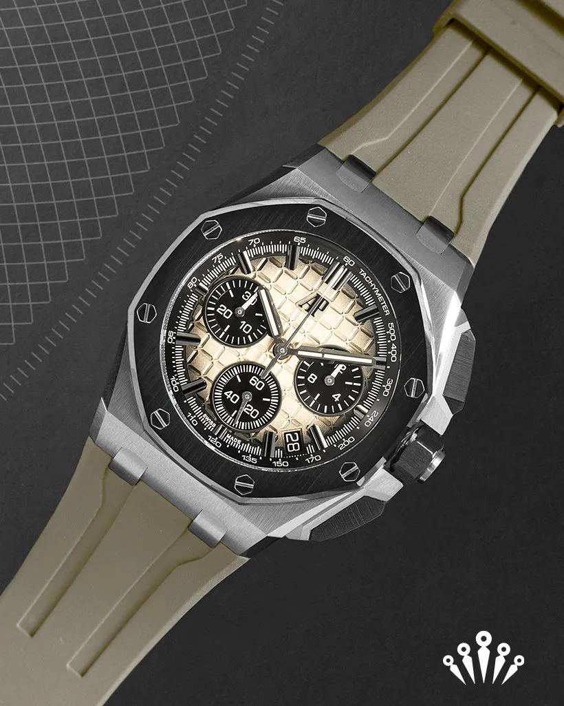 Audemars Piguet Royal Oak Offshore 26420SO.OO.A600CA.01 43mm Stainless steel Brown