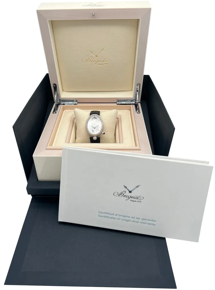 Breguet Reine de Naples 8908BB/52/964/D00D 28.45mm White gold White 8