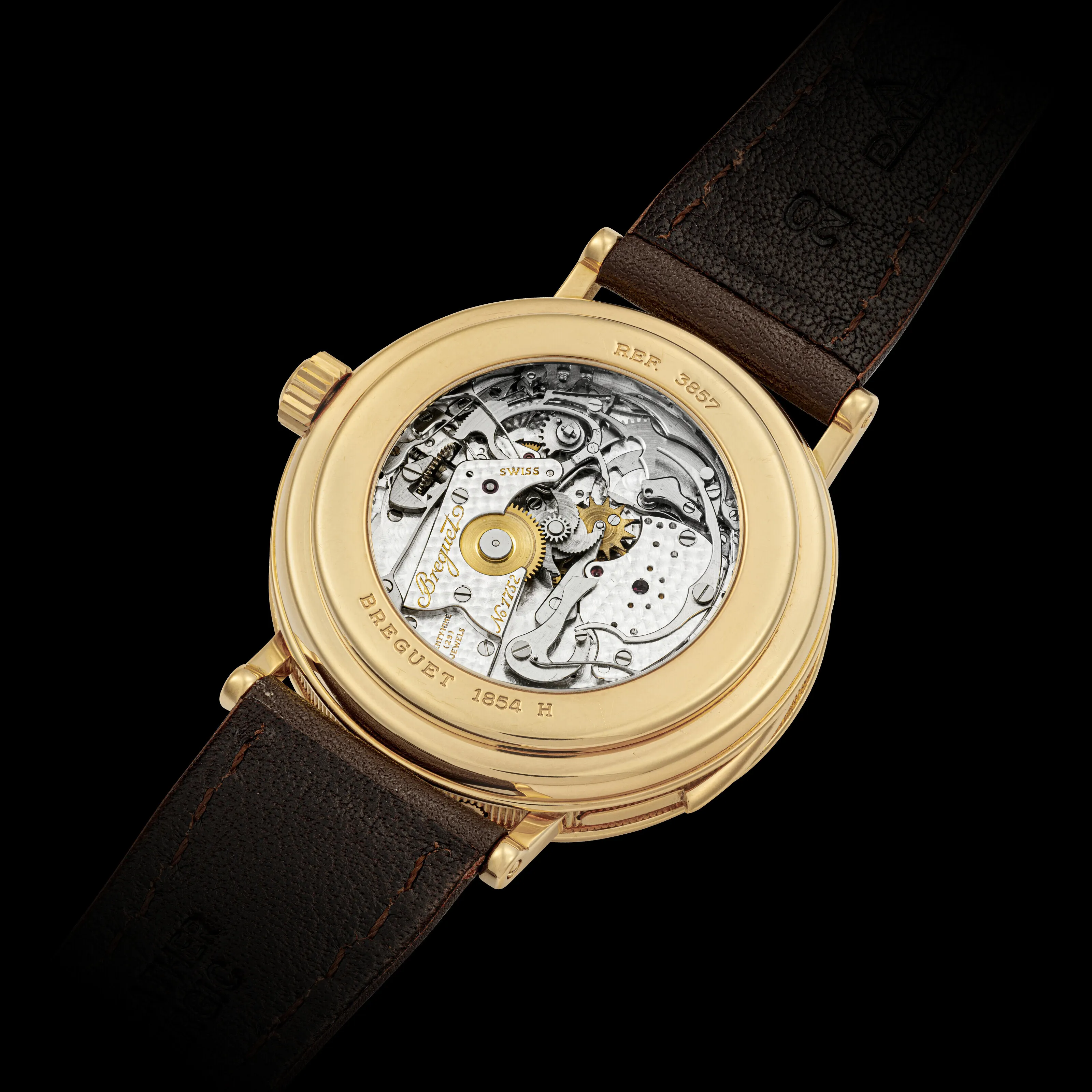 Breguet 3857 40mm Yellow gold Silver 1