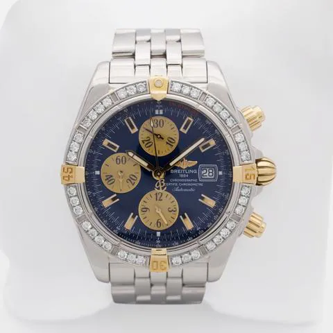 Breitling Chronomat B13356 44mm Yellow gold and Stainless steel Blue 1