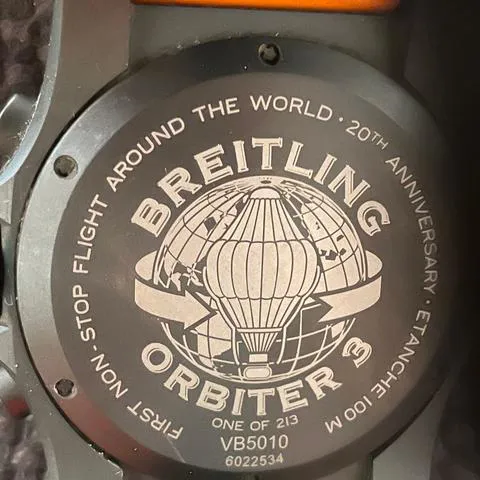 Breitling Cockpit B50 VB50106A1O1S1 46mm Titanium Orange 3