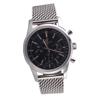 Breitling Transocean Chronograph AB015212/BA99 Stainless steel Black