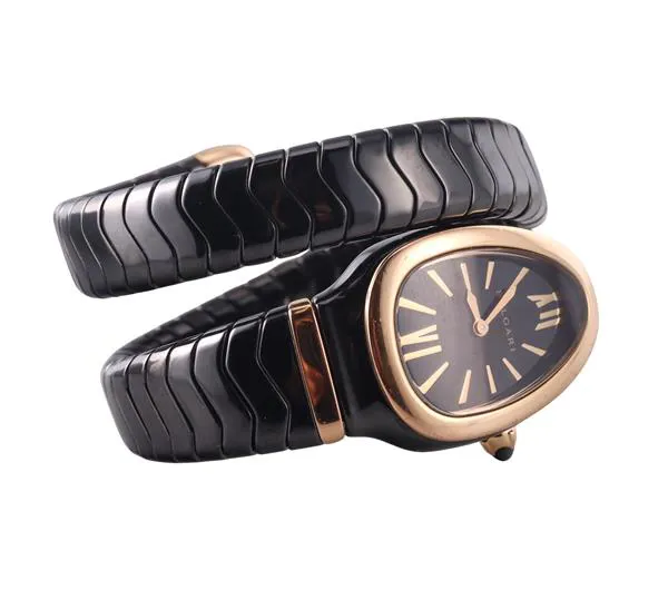 Bulgari Serpenti Spiga SP C 35 BG 35mm Ceramic and Rose gold 1