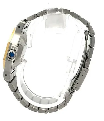 Cartier Santos 2965 30mm Yellow gold and Stainless steel Gray 3