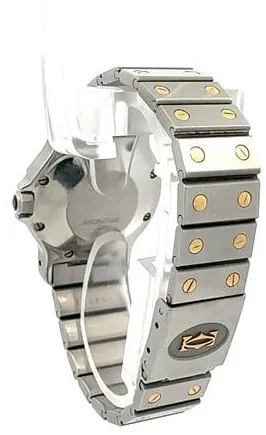 Cartier Santos 2965 30mm Yellow gold and Stainless steel Gray 4