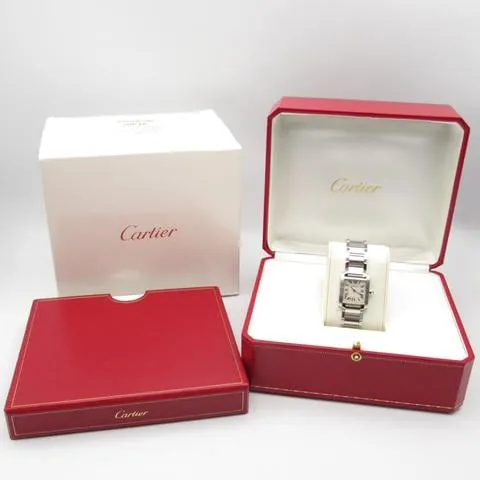 Cartier Tank Française W51008Q3 20mm Stainless steel 10