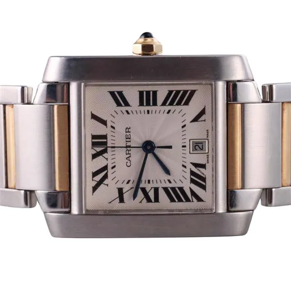 Cartier Tank Française 2302 W51005Q4 28mm Yellow gold and Stainless steel 1