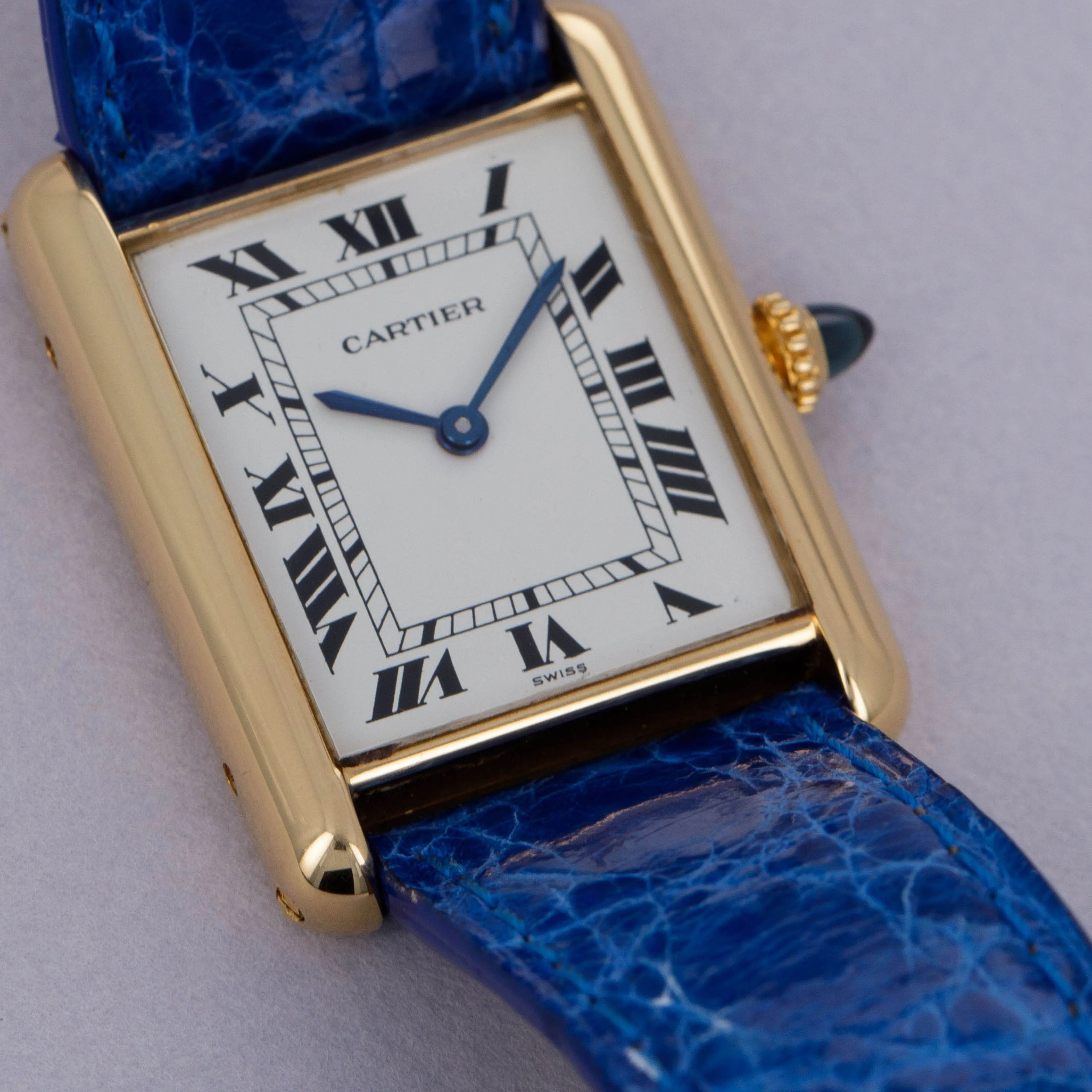 Cartier Tank Louis 78086 30mm Yellow gold Silver 1