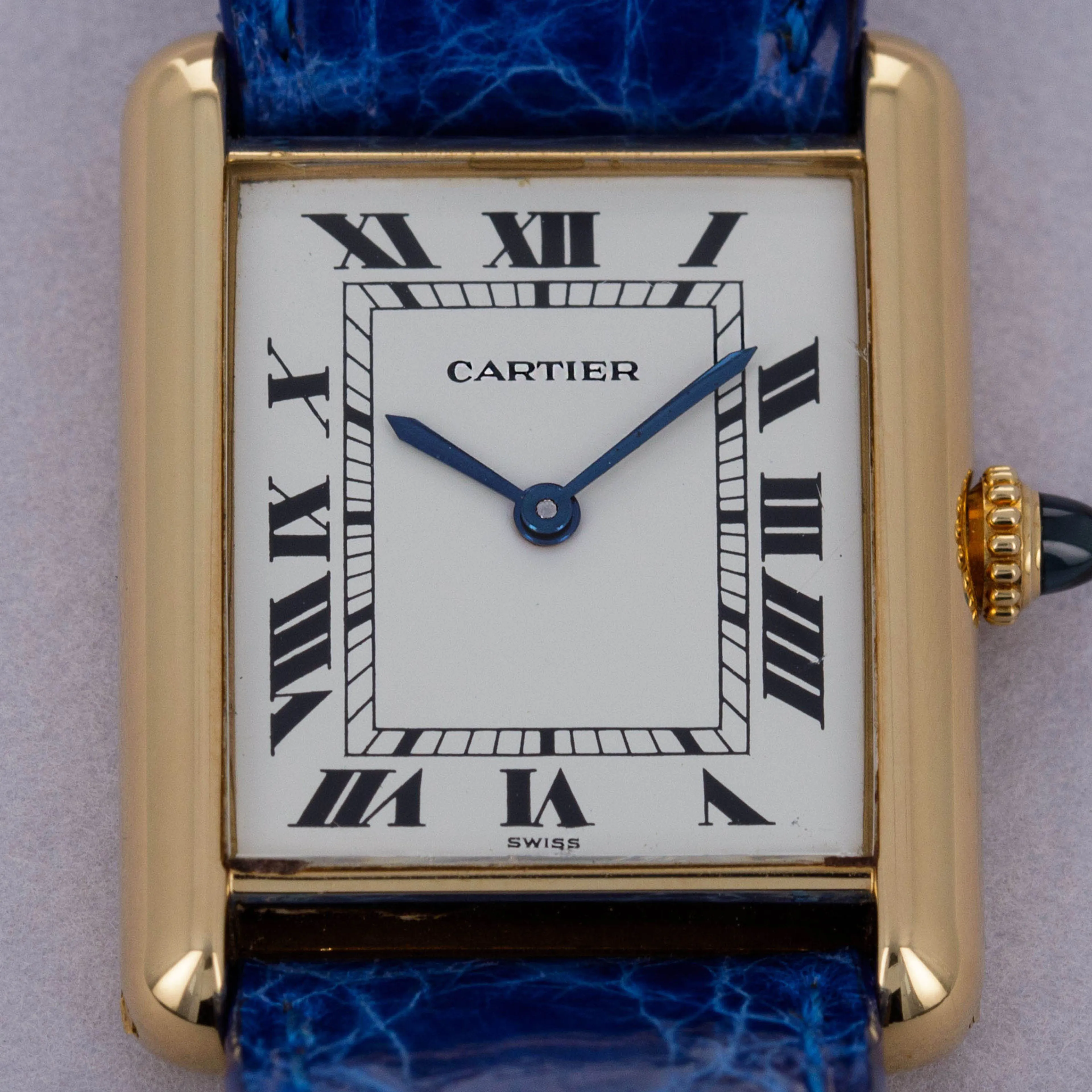 Cartier Tank Louis 78086 30mm Yellow gold Silver 11