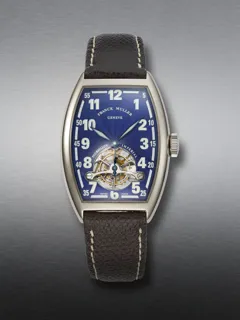 Franck Muller Imperial Tourbillon 5850T White gold Blue