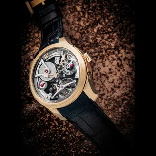 Greubel Forsey Double Tourbillon 30° Rose gold Semi-skeletonized