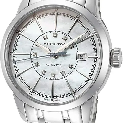 Hamilton Railroad H40405191 32mm Stainless steel Mother-of-pearl
