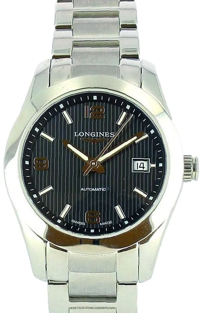 Longines Conquest Classic L2.285.4.56.6 29mm Stainless steel Black