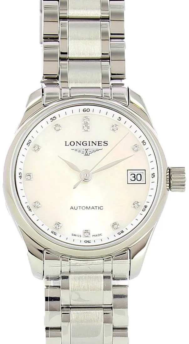 Longines Master Collection L2.128.4.87.6 25mm Stainless steel White Mother of Pearl