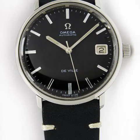 Omega De Ville 166.033 34mm Stainless steel Black