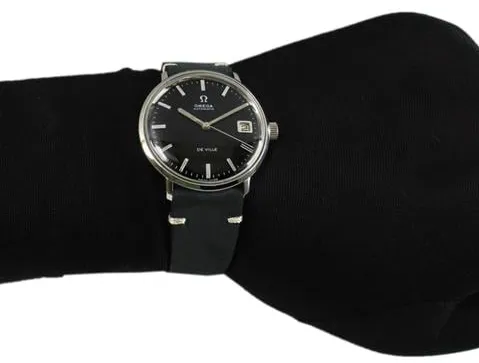 Omega De Ville 166.033 34mm Stainless steel Black 11