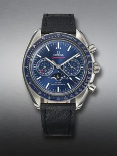 Omega Speedmaster Professional Moonwatch Moonphase 304.33.44.52.03.001 Stainless steel Blue